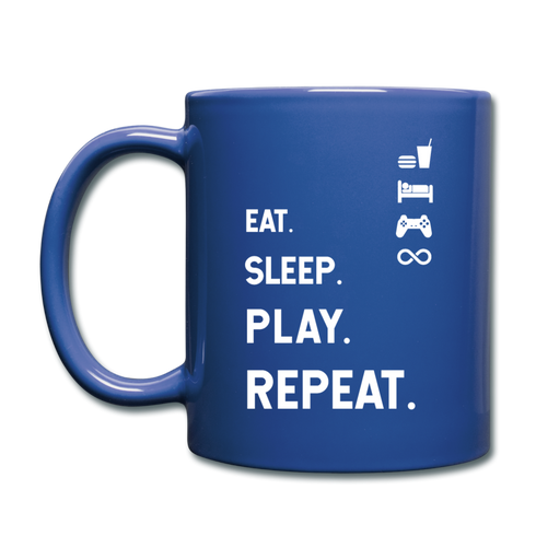 Eat Sleep Play Repeat Full Color Mug